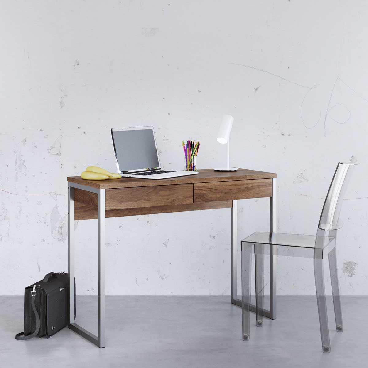 Function Plus Office Furniture Walnut